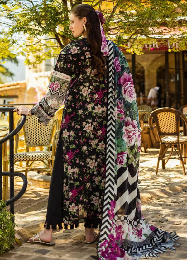 Black Printed Lawn - Image 3